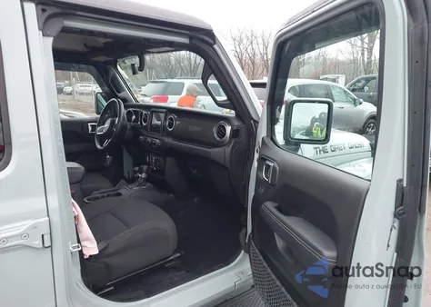 2023 Jeep Wrangler 4-Door Sahara 4X4 from USA, damaged, VIN 1C4HJXEN9PW601623